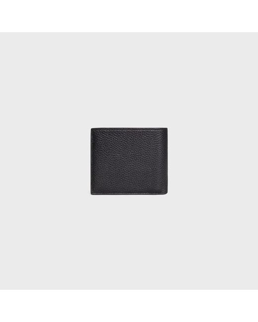 Céline Black Bi-Fold Leather Wallet for men