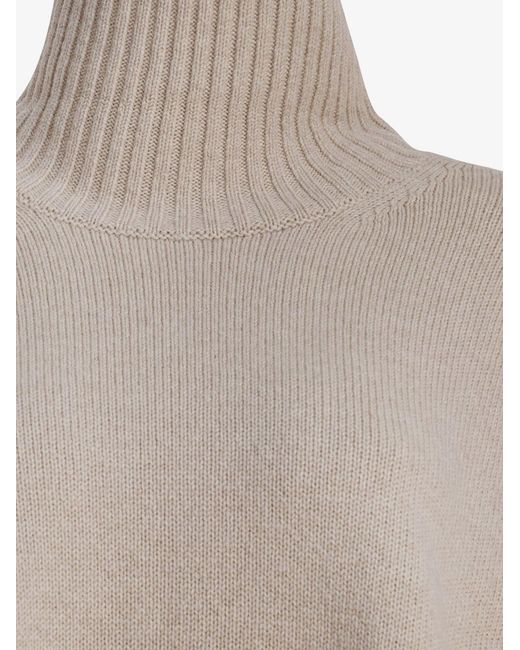 Soeur White William Merino Wool Turtleneck Sweater