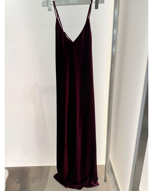 F.it Blue Strapless Dress Bordeaux
