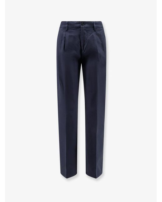 Aspesi Blue Trousers Cotton for men
