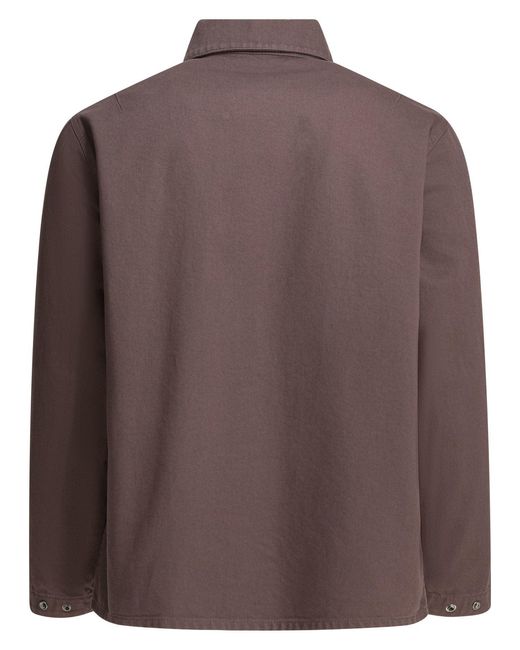 Stone Island Brown Cotton Jacket for men