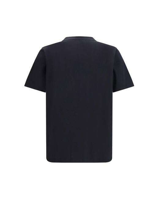 Off-White c/o Virgil Abloh Blue Logo Quote T-Shirt for men