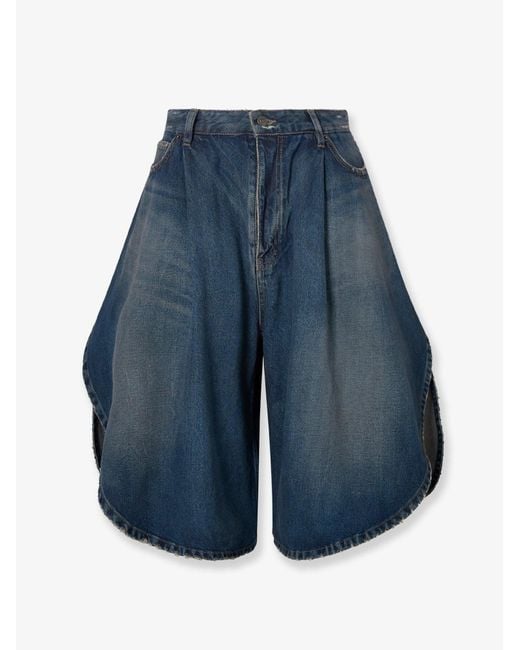 Balenciaga Blue Shorts _100 Co