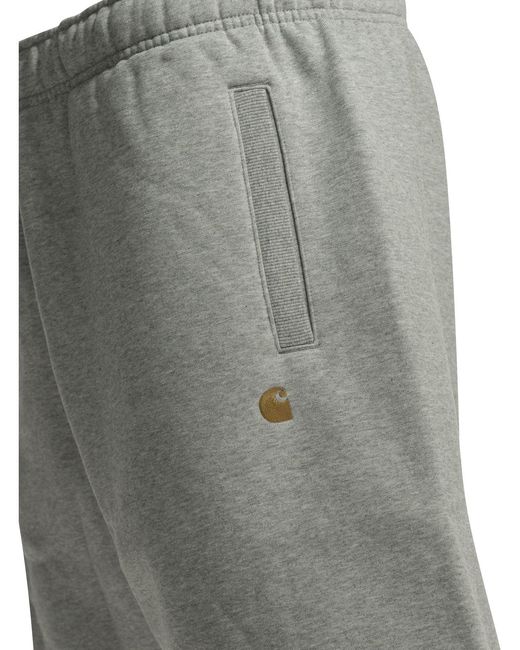 Carhartt Gray "Chase" Tracksuit Shorts
