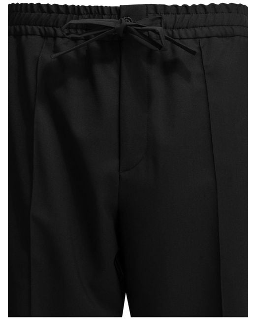 Valentino Black Vlogo Signature Tailored Pants for men