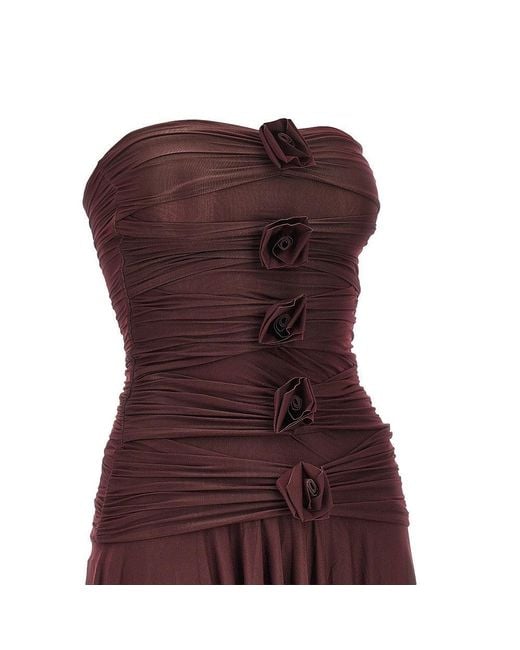 Maygel Coronel Purple 'Andi' Long Dress