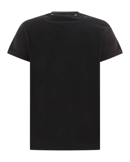 Golden Goose Deluxe Brand Black "Golden" T-Shirt for men
