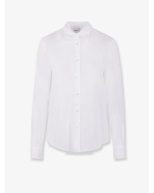 Women's White Linen Shirt