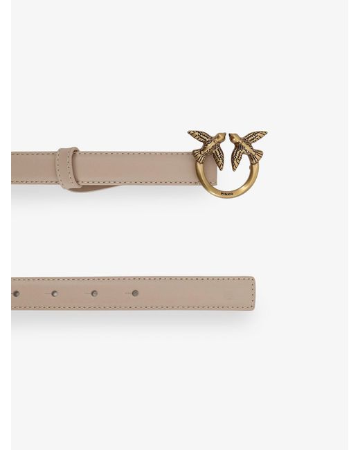Pinko White Belts Pelle