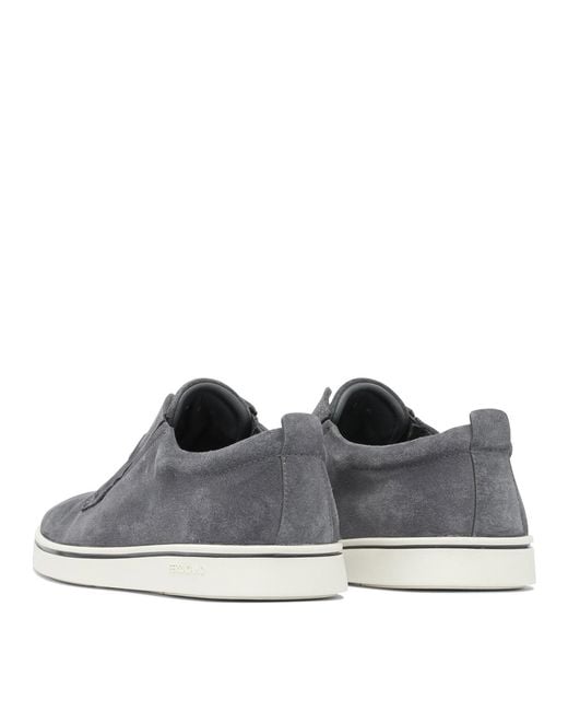 Ferragamo Gray Rubber Loafers Suede for men