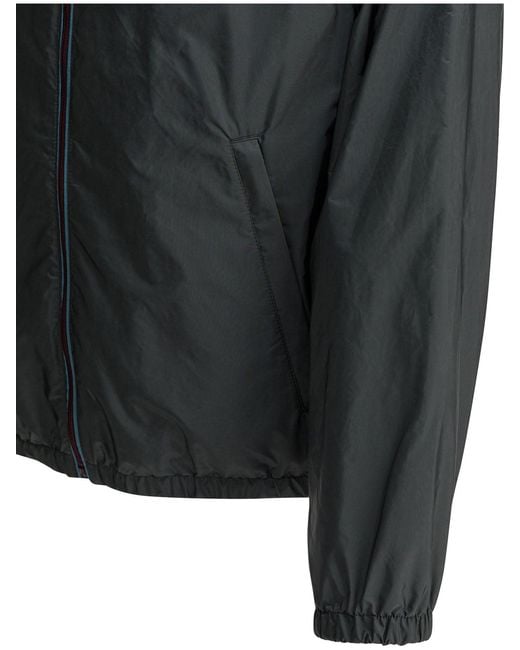Prada Black Re-Nylon Windbreaker Jacket for men