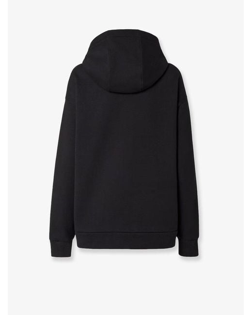 Fendi Black Oversize Cotton Sweatshirt