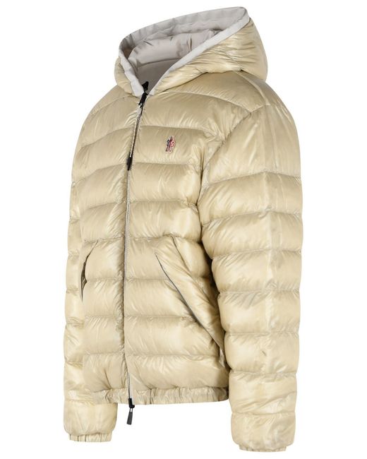 Moncler White 'Berguns' Reversible Bomber Jacket for men