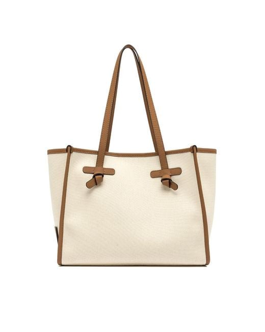 Women's Natural "Marcella" Shoulder Bag