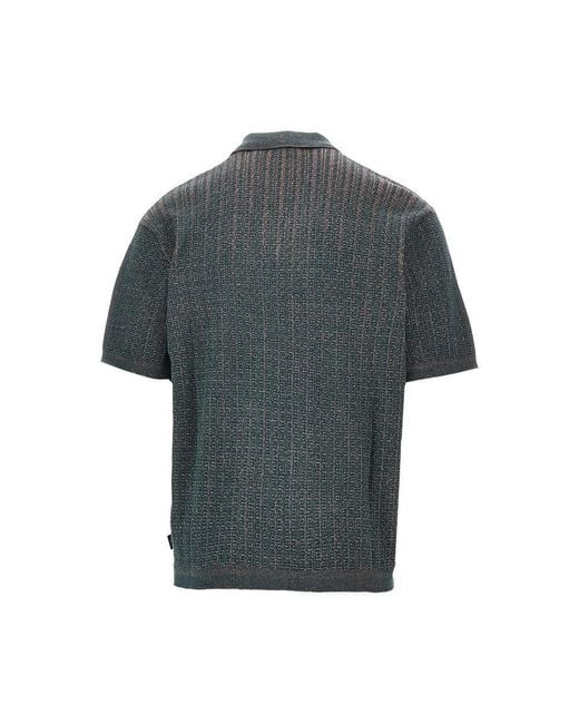 Les Deux Gray 'Evan' Knitted Shirt for men