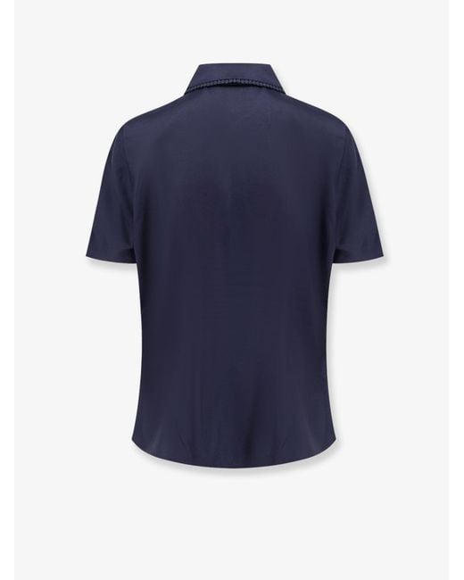 Rohe Blue Silk Shirt
