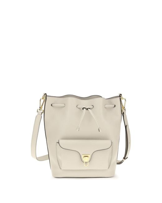 Coccinelle White Beat Generation Eucalipto Handbag