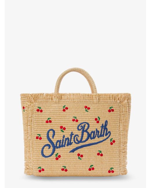 Mc2 Saint Barth Natural Colette Raffia Handbag