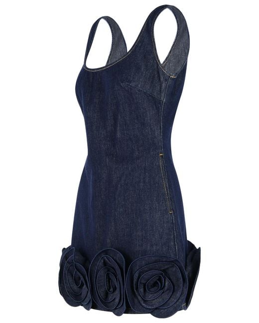 Self-Portrait Blue Self Portrait Denim Dress