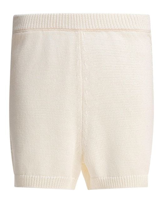 Loulou de Saison Natural Shorts White
