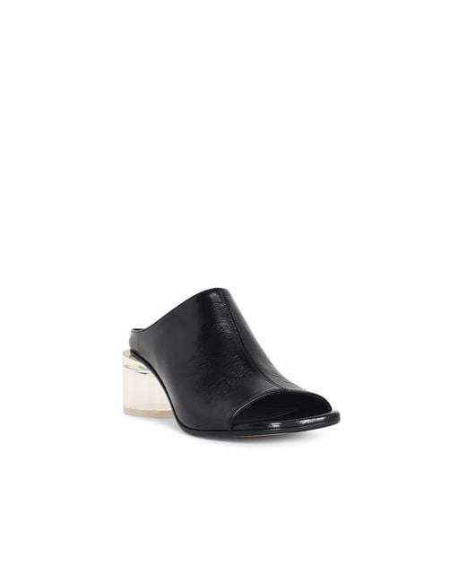 MM6 by Maison Margiela Black 'Anatomic' Lear Mules
