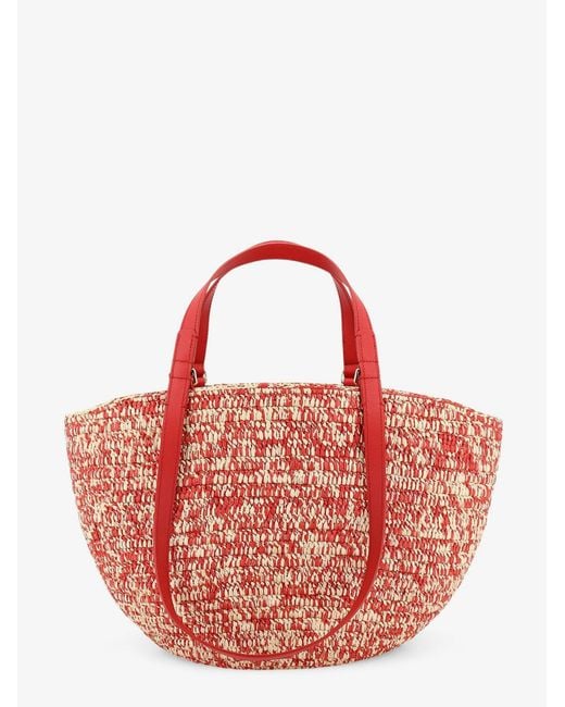 Loewe Pink Shoulder Bag Paula's Ibiza Medium Raffia
