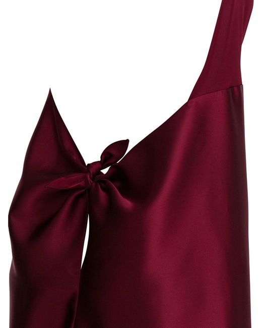 Semler Flared Dress With American Neckline Dresses
