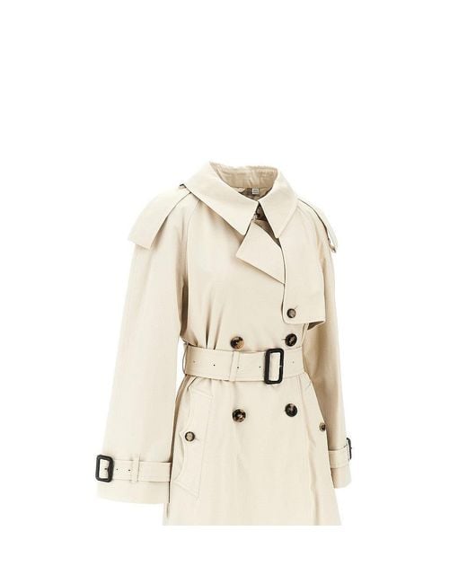 Burberry Natural 'Fitzrovia' Gabardine Trench Coat