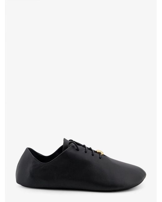 Loewe Black Pebble Soft Leather Sneakers
