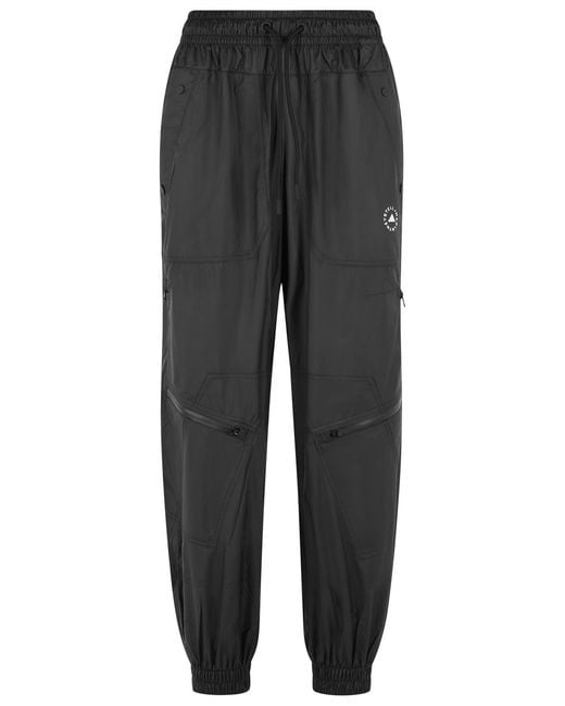 Adidas By Stella McCartney Gray Polyester Trousers