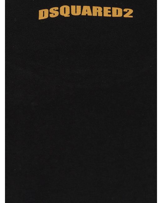 DSquared² Black Cool Fit Cotton T-Shirt for men
