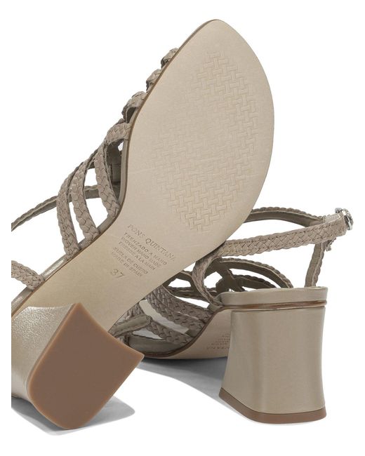 Pons Quintana Multicolor Leather Sandals
