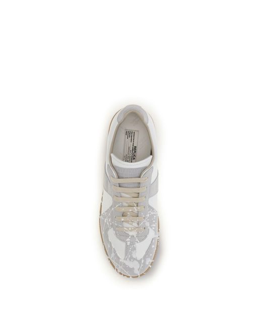 Margiela White Replica Sneakers/Off for men