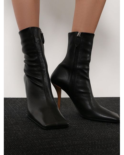 Alaïa Black Leather Boots