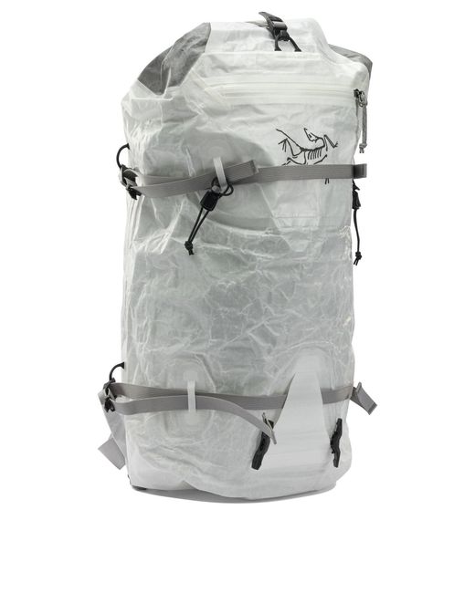 Arc'teryx Gray "Alpha Sl 30" Sports Backpack for men