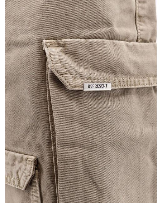 Represent Natural Shorts Cotone for men