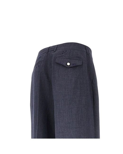 THESTROY Blue Wide-Leg 'Inno' Pants for men