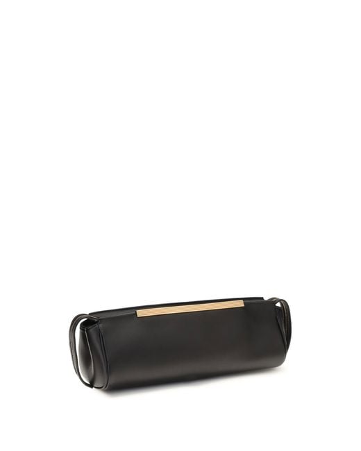 Khaite White Clutch Evening Leather