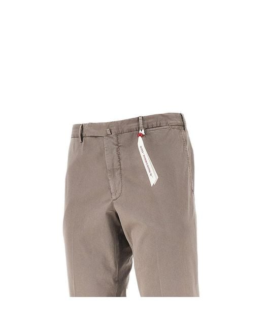 Santaniello Gray 'Evoluto' Stretch Twill Pants for men