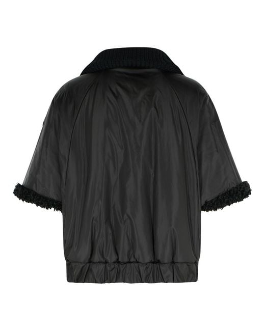 Moncler Black Reversible Hood