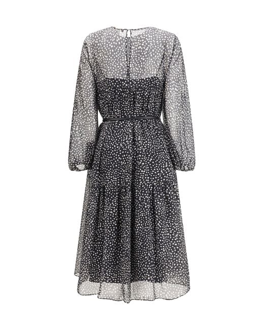 Max Mara Gray Campo Dress