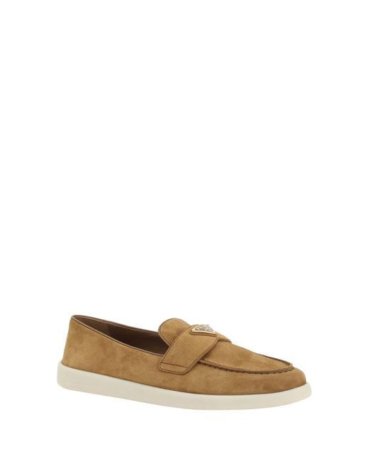 Prada White Loafers