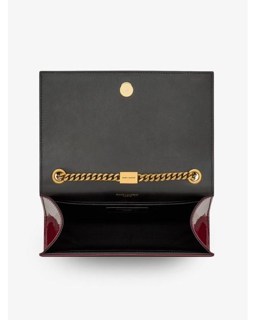 Saint Laurent Red Kate Patent Leather Crossbody Bag