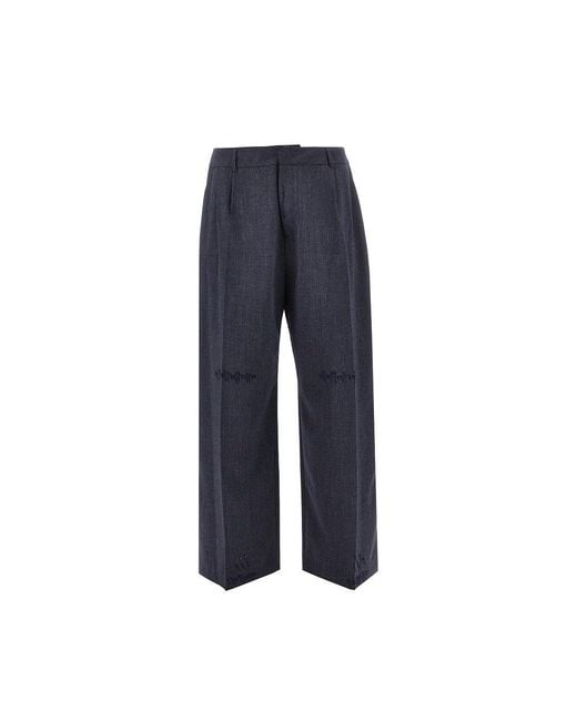 THESTROY Blue Wide-Leg 'Inno' Pants for men