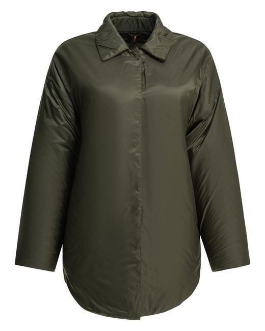 Max Mara Green Reversible Padded Jacket