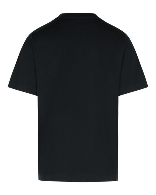 Burberry Black 'Seth' Cotton T-Shirt for men