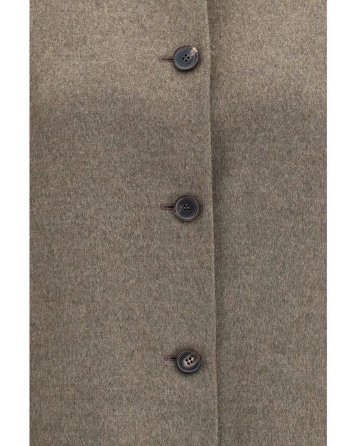 Loro Piana Gray Dexton Cashmere Jacket