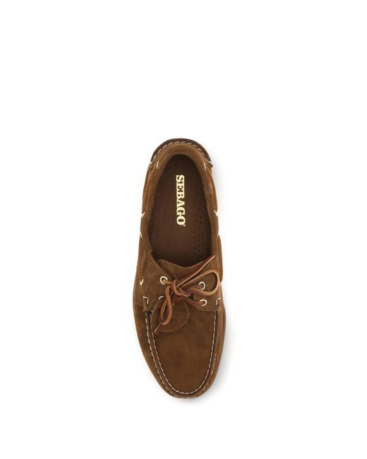 Sebago Brown Portland Artisan Loafers Snuff-Gum for men