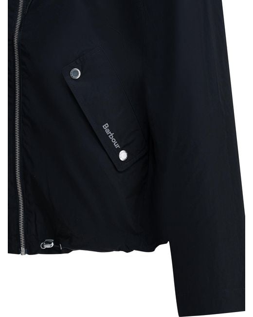 Barbour Black "Weaver" Raincoat