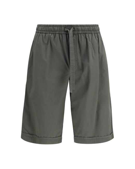 Men's Grey Dolce & Gabbana Drawstring Pocket Shorts
